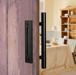 Poignée de tirage WEKIS en acier au carbone noir de 6 pouces, style européen moderne, installation facile pour porte coulissante en bois pour appartements - Product Image 6