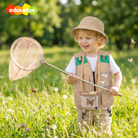 Ensemble de costumes de jeu de rôle Explorateur de la nature EDUsense 7 pièces pour enfants avec kit de capture d'insectes, jouet sensoriel STEM pour la chasse aux insectes en plein air