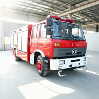 Camion de lutte contre l'incendie diesel Dongfeng 4X2 neuf avec réservoir d'eau de 5001-7000L