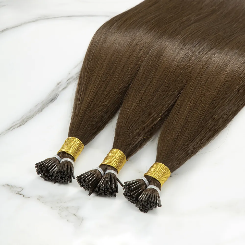 Factory Direct Double Drawn Italian Prebonded i Tip U Tip Hair Extensions Virgin Keratin Human hair extension