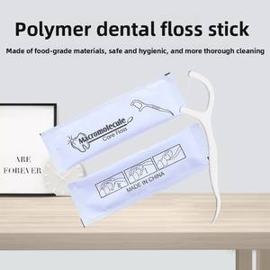 Hilo Dental Universal en Paquete a Granel, Dos en Uno, para Limpieza Dental, Biodegradable, de Polietileno Blanco, para Hotel - Product Image 4