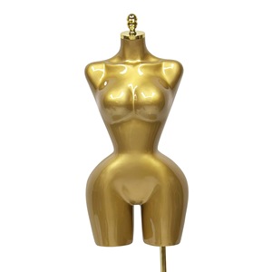 Mannequins féminins <span class=keywords><strong>grande</strong></span> <span class=keywords><strong>taille</strong></span>, présentoirs de mannequins mi-corps avec de larges hanches et des tailles fines pour la vitrine de magasin de vêtements. - Product Image 4