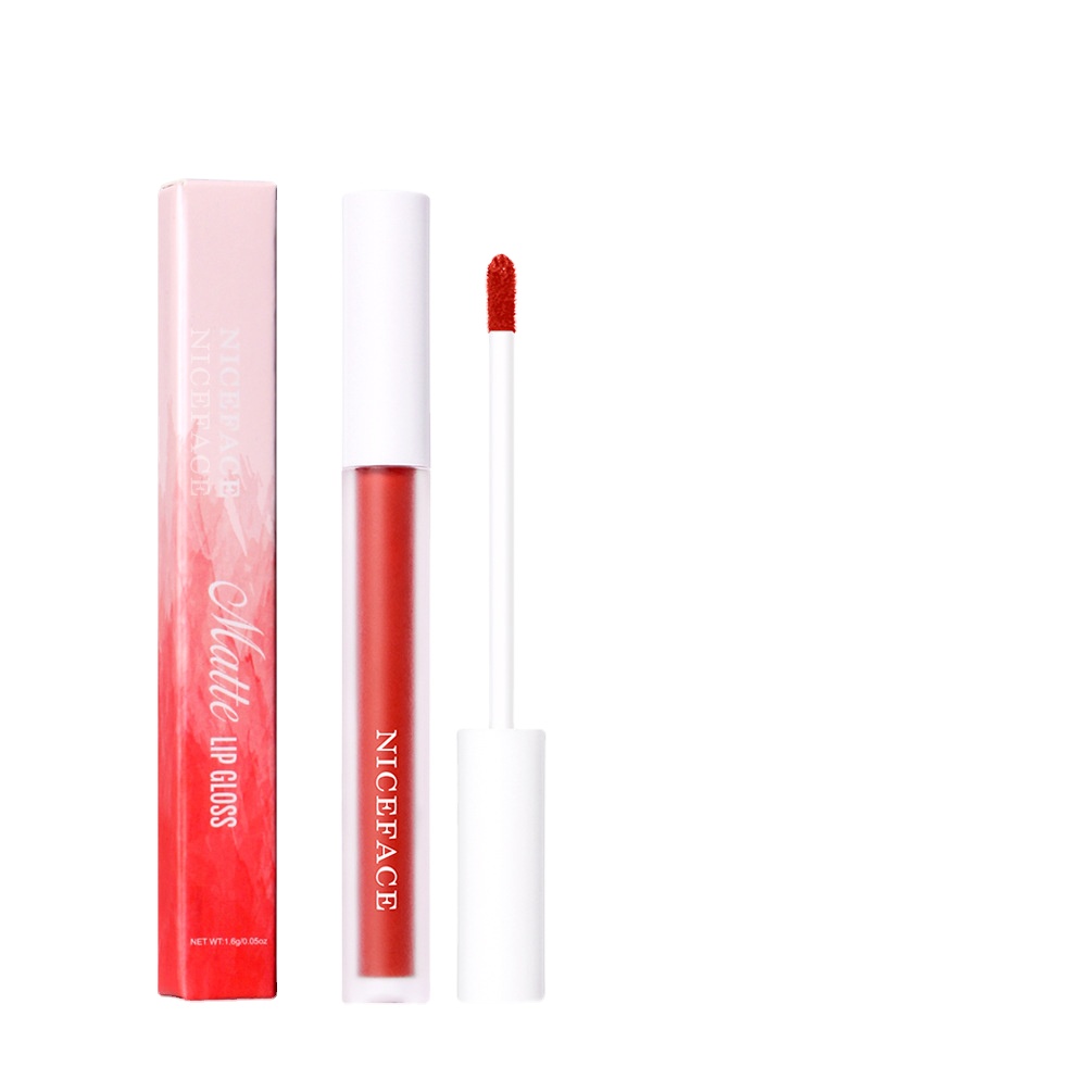 Best seller 12 color velvet matte lip gloss waterproof non-stick cup liquid lipstick lip glaze factory straight hair