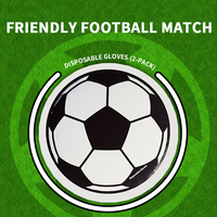Gants jetables transparents en plastique : l'accessoire indispensable pour les supporters de football, pour regarder les matchs, servir des collations, distribuer de la bière et assurer la hygiène.