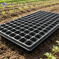 Plateau de semis réutilisable 72/128/200/288 alvéoles, plateau de pépinière en plastique pour la germination de graines de légumes et d'herbes en serre