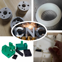 Fabricant de composants en plastique usinés par CNC, POM, Nylon, PEEK, PC, PTFE, UHMW, HDPE, service d'usinage CNC sur mesure