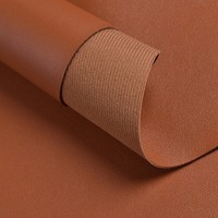 Résistant à l'abrasion 1.3mm d'épaisseur pleine fleur imitation tissée artificielle Faux cuir de chaussure en PVC synthétique pour chaussures sacs coussin de bureau
