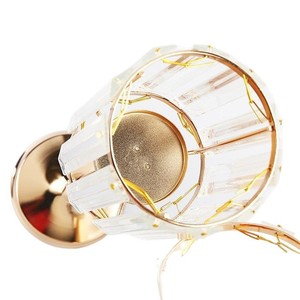 Bougeoir <span class=keywords><strong>moderne</strong></span> en cristal nordique, style européen-américain, ornement de luxe pour la maison, accessoires de photographie de mariage - Product Image 5