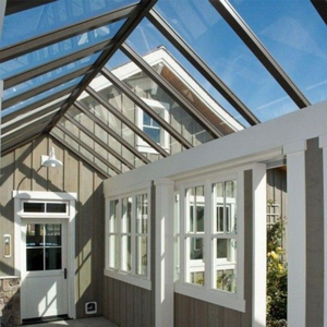 Ahorro de Energía de la catedral de estilo europeo Sunrooms aluminio Gable techo de vidrio pasillo rodilla adjunta de la pared - Product Image 3