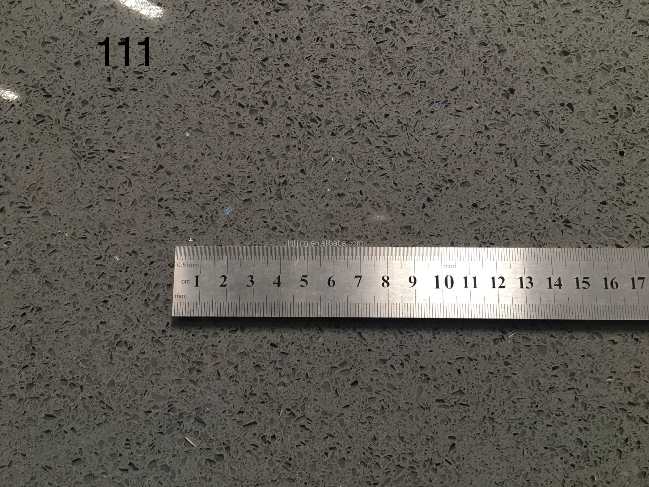 Sparkle Grey Quartz Engineered Stone for Countertop Bathroom Vanity tops