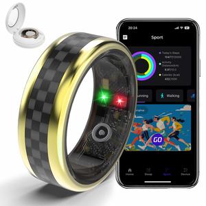 Pedometer Health Monitor Smart Ring Sleep Monitor Fitness Tracker Multi‑Function Sport Finger Ring Heart Rate Blood Oxygen - Product Image 1