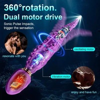 Vibromasseur balle à point G et anal, personnalisé en usine, en forme de tentacule de pieuvre, rechargeable par USB, étanche, pour femmes et hommes
