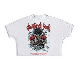 T-shirt personnalisé pour homme de haute qualité, coupe oversize, style streetwear, en coton lourd 100%, coupe carrée, t-shirt court pour homme - Product Image 1