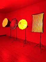 Lampe vidéo LED 100W pour photographie, lumière du jour équilibrée, pour portrait, flash de studio, accessoires YouTube Live