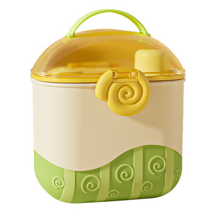 Baby Formula <b>Box</b> With Compartment Airtight <b>Storage</b> For Travel Milk Powder Container Rectangular PP Material - Product Image 2
