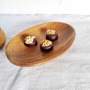 Plateau en bois artisanal pour servir des boissons alimentaires ou un décor parfait pour la table à manger de cuisine ou un usage domestique rustique - Product Image 1