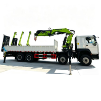 Camion-grue articulée hydraulique 38t avec télécommande et stabilisateurs