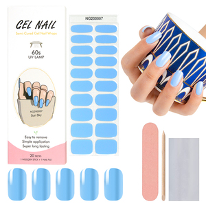 Huiszi Nhà Máy Cung Cấp Giáng Sinh Tùy Chỉnh Nail Full Nail Polish Gel Nail Polish Sticker Kết Thúc Tốt Đẹp - Product Image 1