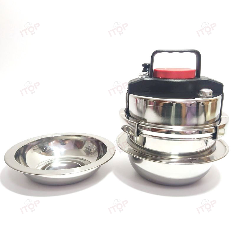 1.4L Mini Stainless Steel Pressure Cooker General Use For Gas And Induction Cooker  14cm Small Rice Pressure Cooker