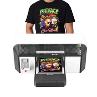 A3 A2 Imprimante directe sur vêtement (DTG) Machine d'impression de t-shirts avec encres CMJN pour les dimensions A5 et A4