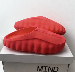 Sandales Mind 001 Slide Slides Slippers en caoutchouc souple, mules confortables, sabots noirs, rouges, gris clair, gris fumé, gris sable - Product Image 3