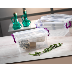 Caja de almacenamiento de plástico de 7500ml con tapa Organizador duradero para ropa Juguetes Cocina y artículos para el hogar - Product Image 6