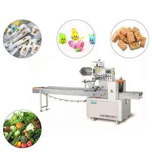 Automatic stationery tool spare parts flow wrapping machine horizontal packing machine