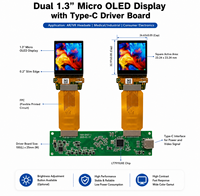 1.3 Inch OLEDoS 4K Resolution 1600 Nits High Brightness Silicon Panel for AR/VR HMD
