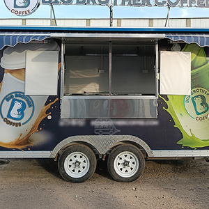 Street Food Trailer Kiosk Cart Mobile Ice Cream Candy Towable Food Trailer Mobile Truck Fast Food Trailer with CE - Product Image 4