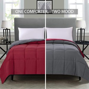 Oeko-Tex Và BSCI Giá Rẻ Tất Cả Các Mùa Chống Mite Rắn Giường Reversible Xuống Thay Thế <span class=keywords><strong>Comforter</strong></span> Cho Người Lớn - Product Image 2