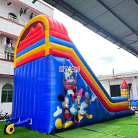 Toboggan aquatique gonflable avec piscine pour enfants et adultes, toboggan aquatique pour jardin, fête à domicile, parc aquatique, PVC, usage commercial