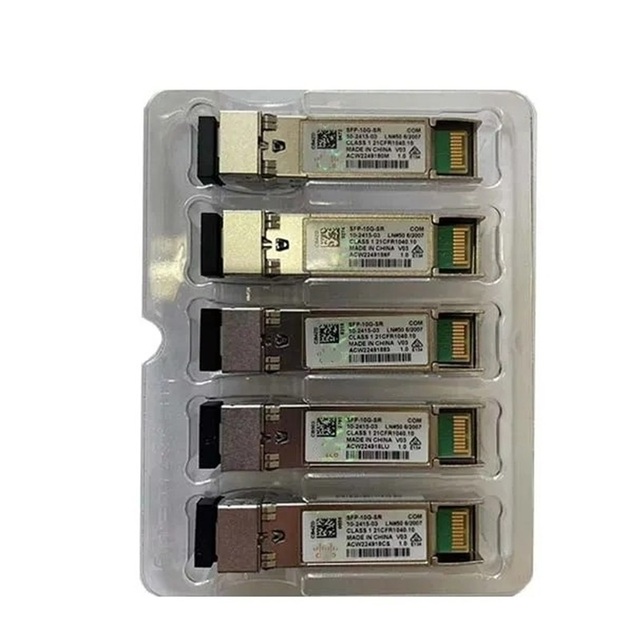 Cis SFP-10G-LR 10GBASE-LR Fiber Optic Transceiver Module 100% Original Enterprise-Class TCP Network LC Connector DC 5V/12V Power