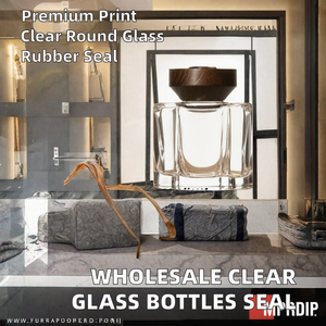 Square <b>Glass</b> Perfume <b>Bottle</b> with Wooden Cap Clear Soda-Lime <b>Glass</b> Screw Top <b>100ml</b> 150ml 200ml Cosmetic Packaging/ - Product Image 2