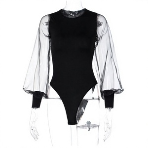Mono de Mujer, Estilo Boutique, Color Sólido, por Encima de la Rodilla, Casual, Transpirable, Ecológico, Tejido con Spandex/Poliéster - Product Image 4