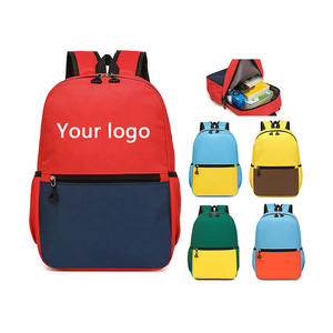 Nuovi Zaini Scolastici Oxford Personalizzabili con Logo, Vendita all'Ingrosso, Design alla Moda con Cerniera, Colori Contrastanti per Ragazzi e Ragazze - Product Image 1