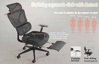 Nouvelle Chaise de Bureau Ergonomique Premium pour Gaming, Inclinable, en Maille, Pivotante, pour Ordinateur, Chaise de Direction Exécutive, Vente en Gros
