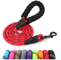 Laisse rétractable pour chien, corde en nylon robuste avec bande réfléchissante, longueur réglable pour chiens de grande, moyenne et petite taille, promenade et dressage