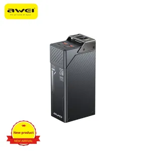 สำหรับ <span class=keywords><strong>Awei</strong></span> 30000mAh แบตสำรองอัจฉริยะพร้อมหน้าจอแสดงผลดิจิตอล PD22.5W ช่องเสียบหลายพอร์ต ช่องเสียบ Type-C และหน้าจอ LED ช่องเสียบสี่พอร์ต - Product Image 4