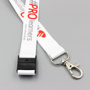 Fabrication de lanières en polyester de haute qualité, éducation scolaire, logo personnalisé, impression à chaud, impression en relief, carte d'identité/lanières - Product Image 5