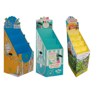 Thân Thiện Với Môi Tùy Chỉnh Cho <span class=keywords><strong>Pop</strong></span> Tông Hiển Thị Sàn Đứng In Giấy Hiển Thị Kệ Cho Nut Chai Kệ Hiển Thị - Product Image 2