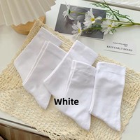 Chaussettes de maternité antidérapantes pour femme, longueur mi-mollet, personnalisables, blanches et noires, sans couture, en polyester et coton, imprimé numérique uni