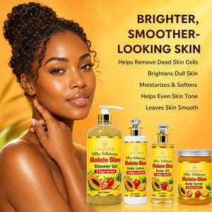 OEM Molato Glow Whitening Gezichtsverzorgingsset Douchegel Lotion Olie Scrub Donkere Vlekken Verzorging Afrikaanse Huid Luxe Koreaanse <span class=keywords><strong>Niacinamide</strong></span> - Product Image 3