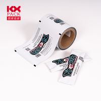 Film plastique imprimé par gravure Film alimentaire Film de feuille d'aluminium d'emballage alimentaire PET/VMPET/PE Sachet bâton sac pour emballage