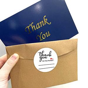 500pcs 1 Inch Customizable <b>Waterproof</b> Adhesive <b>Stickers</b> for Supermarket Packaging Synthetic Paper Small Business Use - Product Image 3