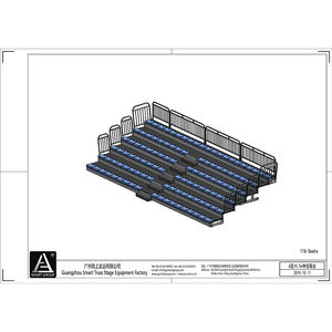Soluciones de asientos flexibles móviles para interiores Soporte de tribunas telescópicas Gimnasio Cancha de baloncesto <span class=keywords><strong>Gradas</strong></span> retráctiles Asientos de tribunas - Product Image 5