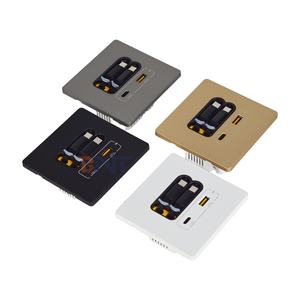 Новый стиль 20 Вт Быстрая зарядка USB розетка верхняя модная настенная розетка 1 * USB A + USB C 2 * кабель расширения - Product Image 5