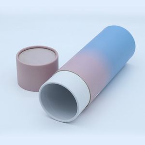 Tùy chỉnh các tông vận chuyển ống gửi thư Poster vớ vải bao bì ống hộp tròn giấy màu nâu kraft ống kim loại nắp nhựa nắp - Product Image 1