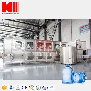 5 gallon bucket water washing filling capping machine 20liter barrel water bottling machine line bottle filler with sealer