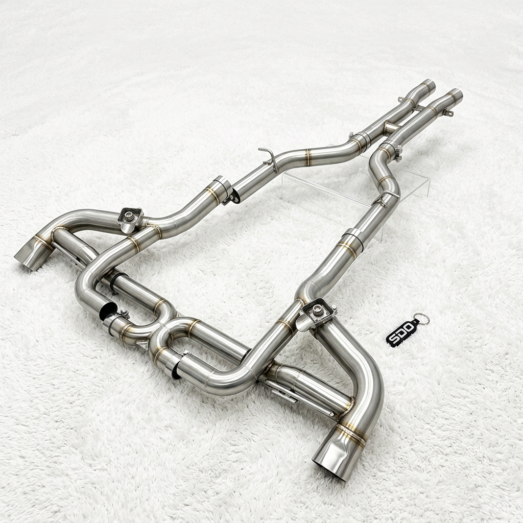 VantaFlow Racing Performance Catback for Mercedes-Benz AMG GT GTS C190 4.0T 2014-2024 Stainless Steel Exhaust Pipes with OEM Valve