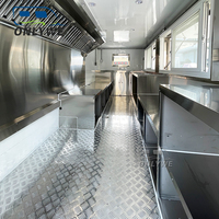 Remorque de cuisine mobile ONLYWE entièrement équipée pour la vente de pizzas, hot-dogs, barbecues et fast-foods, avec fenêtre, à vendre aux États-Unis